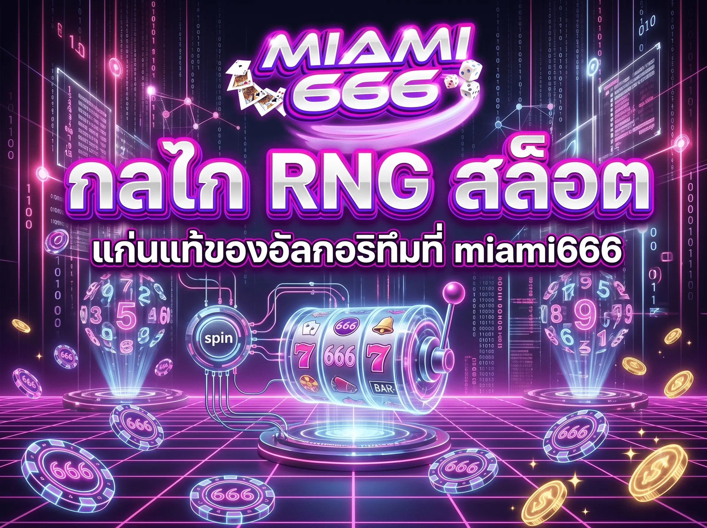 กลไก RNG สล็อต แก่นแท้ของอัลกอริทึมที่ miami666