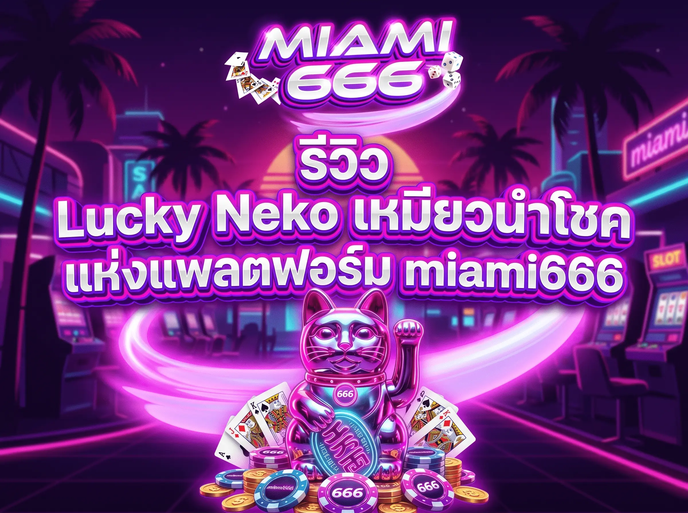 รีวิว Lucky Neko เหมียวนำโชคแห่งแพลตฟอร์ม miami666