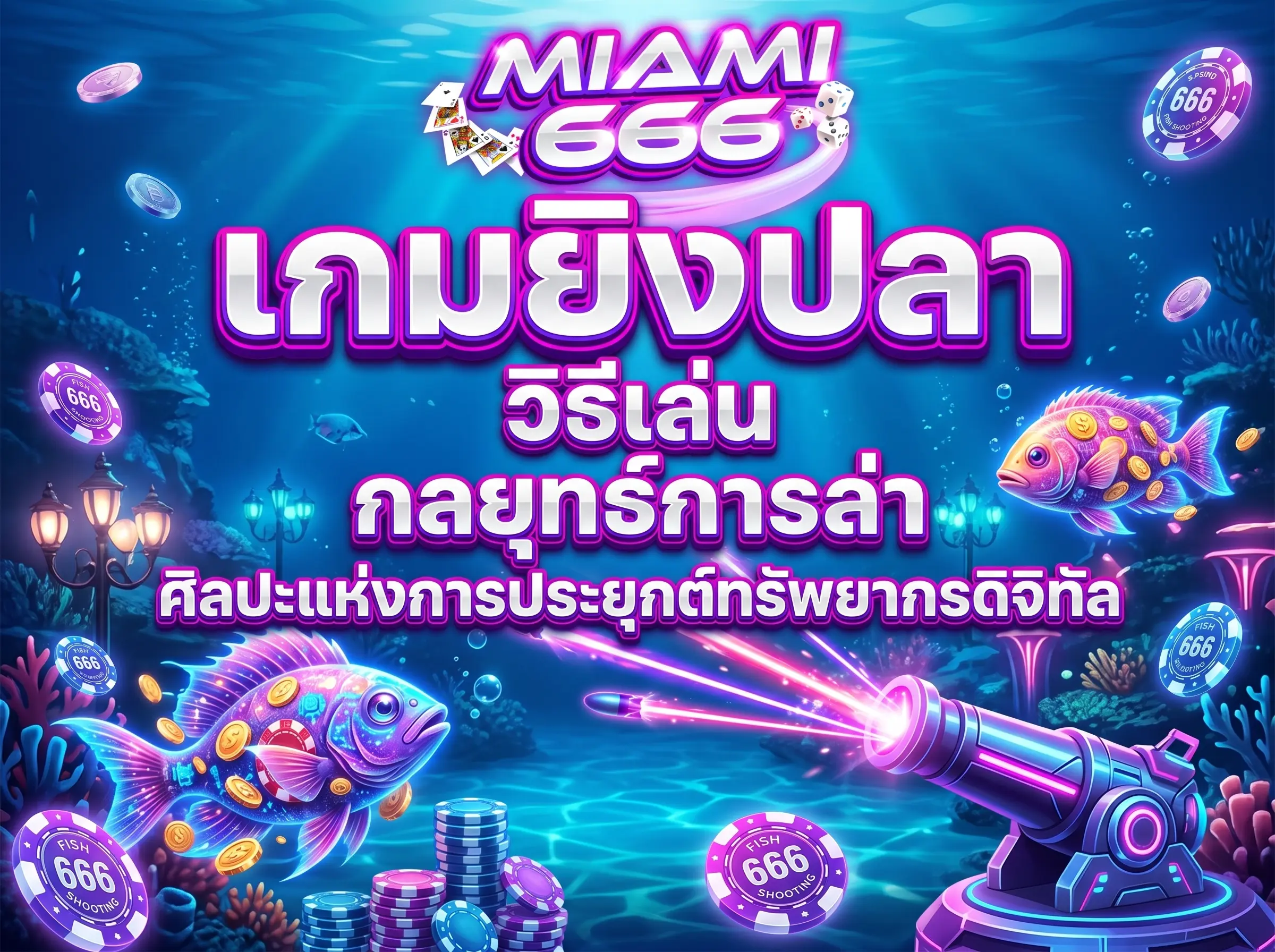 เกมยิงปลา วิธีเล่น กลยุทธ์การล่า และศิลปะแห่งการประยุกต์ทรัพยากรดิจิทัล