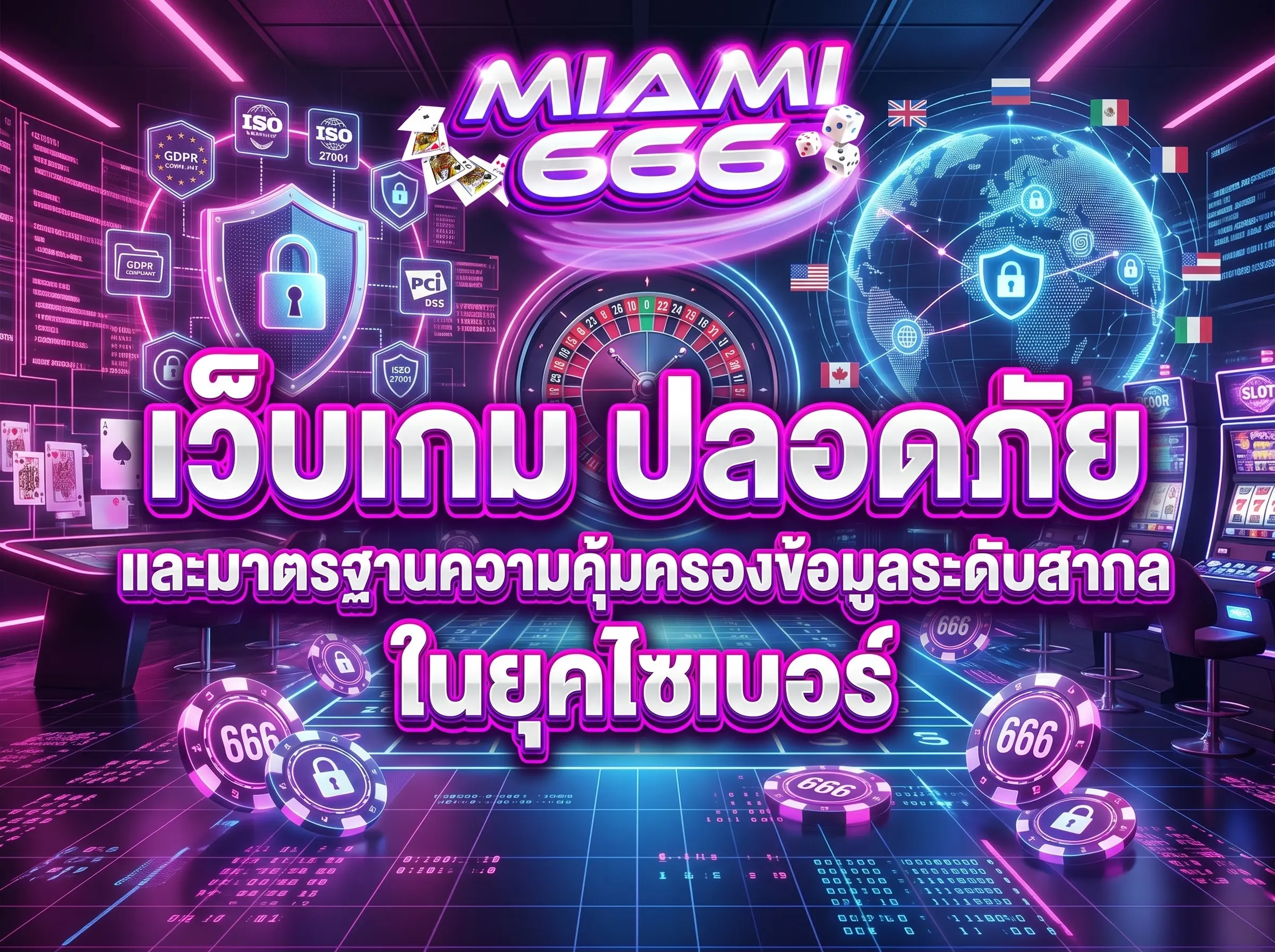 เว็บเกม ปลอดภัย และมาตรฐานความคุ้มครองข้อมูลระดับสากลในยุคไซเบอร์